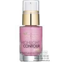 Bielenda Хайлайтер HIGHLIGHT & CONTOUR для лица PINK- розовый 15 мл
