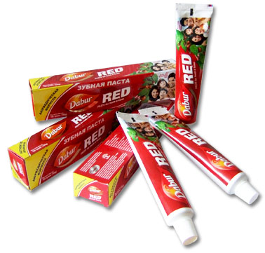 Красная зубная паста Dabur Red (Дабур Рэд)